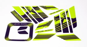 Light Bee Black and Green X Decal Kit
